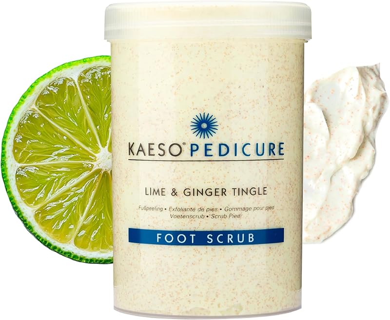 Kaeso Foot Scrub Lime Ginger Tingle 1200ml Professional Spa Salon Exfoliating
