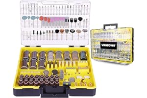 544-Piece Rotary Tool Accessories Kit, Universal Rotary Tool Bits for Easy Drilling, Cutting, Grinding, Sanding, Sharpening, 