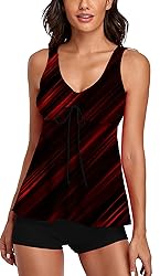 Omichic Modest Tankini Swimsuits for Women Two