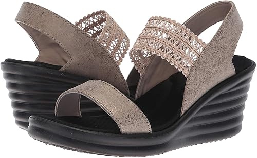 skechers slingback wedge sandals