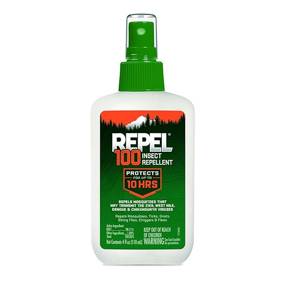 Repel 100 Insect Repellent, 4 oz. Pump Spray, Single Bottle Amazon.co