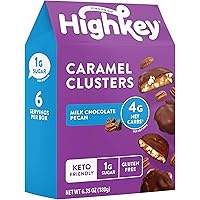 HighKey Keto Food Low Sugar - Low Carb Candy Gluten Free Healthy Desserts Paleo & Diabetic Candy Turtles Chocolate…