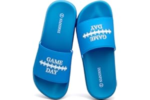 INMINPIN Kids Boys Girls Ball Sprots Slides Sandals Ultra Comfortable Beach Pool Shower Shoes House Slide Indoor Outdoor for Sports Fan