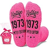 HAPPYPOP 56th 61st Birthday Gifts - Birthday Socks for Mom, Gifts for Women Ages 51-60