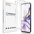 Orzero 3 Pack Tempered Glass Screen Protector - Compatible with Motorola Moto G Power, G Stylus, G53, G5G; Precise Camera Cut