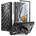 SUPCASE for Samsung Galaxy Z Fold 6 Case with S Pen Holder (UB Pro) [Built-in Screen Protector & Kickstand] [Military-Grade Protection] Heavy Duty Rugged Phone Case 360° Full Shockproof Cover, Black