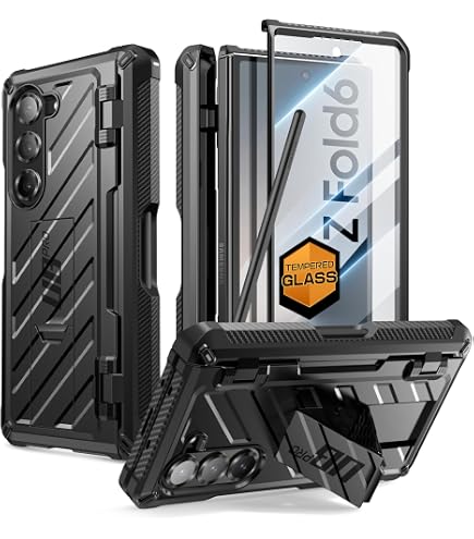 Amazon.com: SUPCASE Galaxy Z Fold 6 Case with Belt Clip, Military