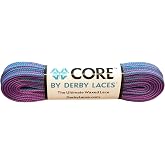 Derby Laces CORE Narrow 6mm Waxed Lace for Figure Skates, Roller Skates, Boots, and Regular Shoes