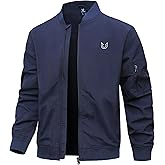 NORTHYARD Men's Bomber Jacket Lightweight Casual Windbreaker Zip Up Fashion Windproof Coat Spring Fall