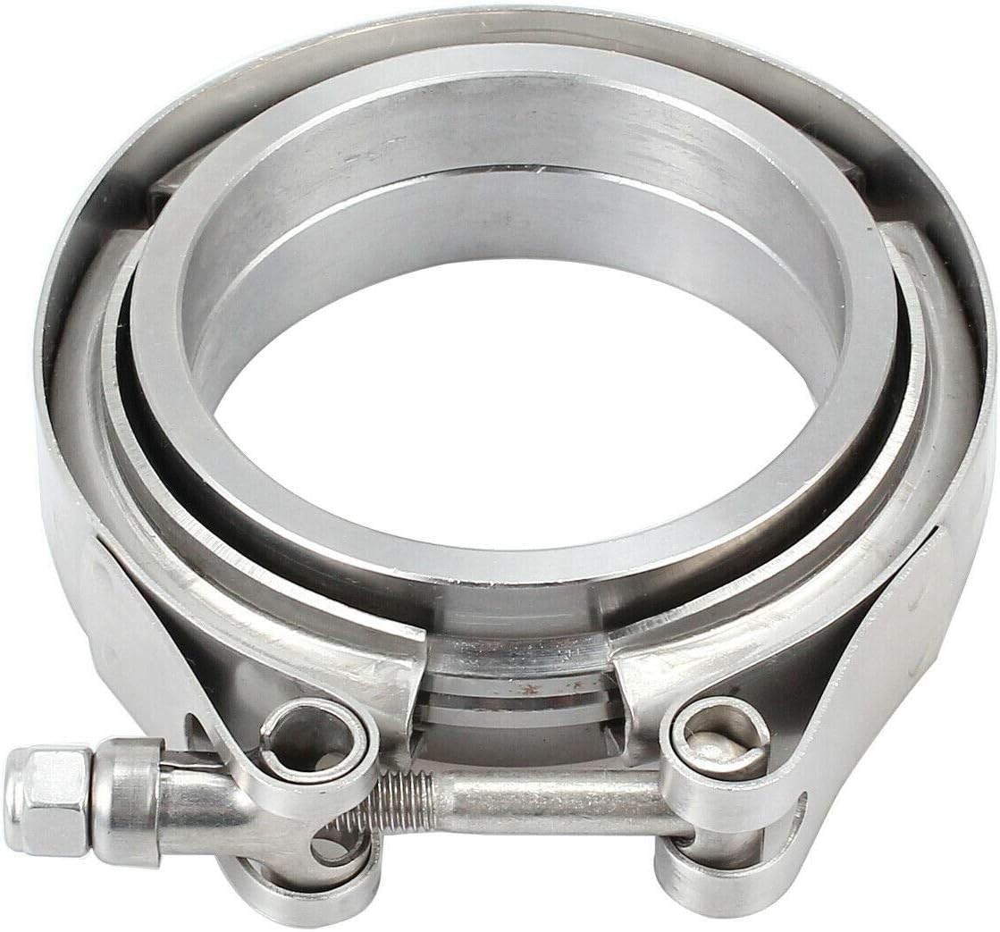 SANON V Band Clamp Universal 2.5 Inch 63mm VBand Clamp Turbo Male