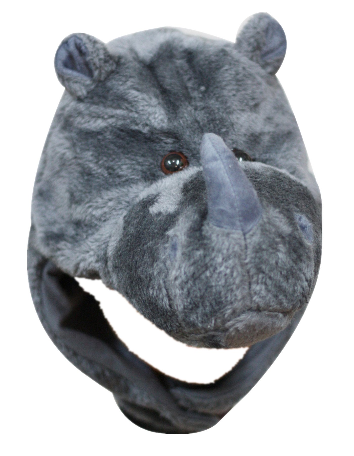 Petitebelle Rhinoceros Costume Hat (Grey, One Size)