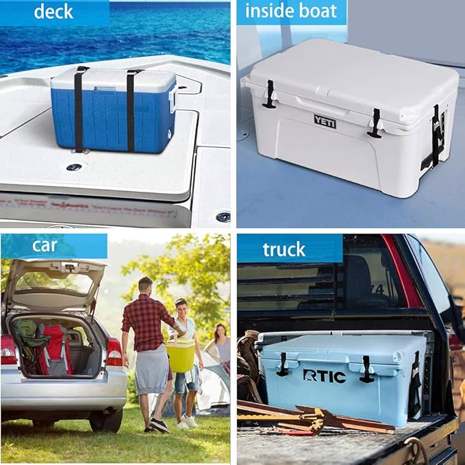 BIZAR Kit de amarre para refrigerador Yeti, refrigeradores RTIC ...