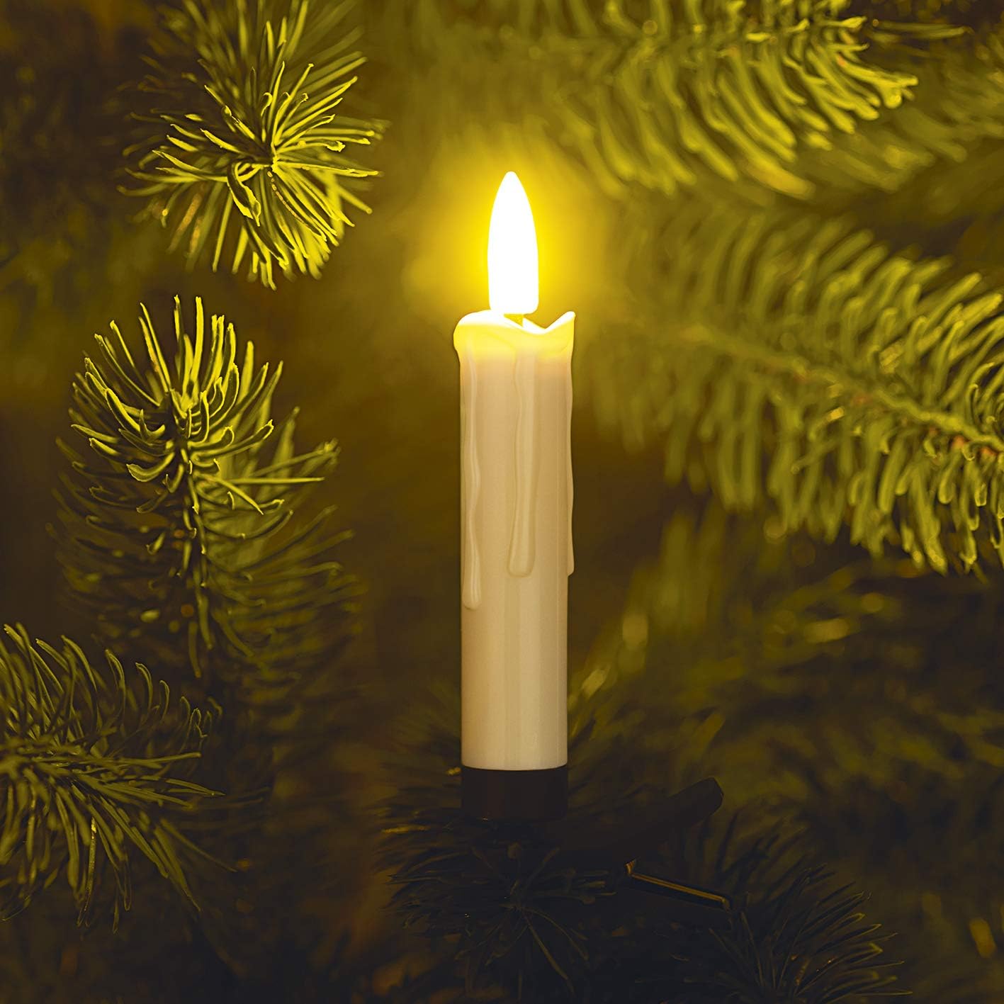 String Lights 15 Tlg Baumkerzen Led Lichterkette Kerzen Deluxe Kabellose Christmaxx Neu Home Furniture Diy