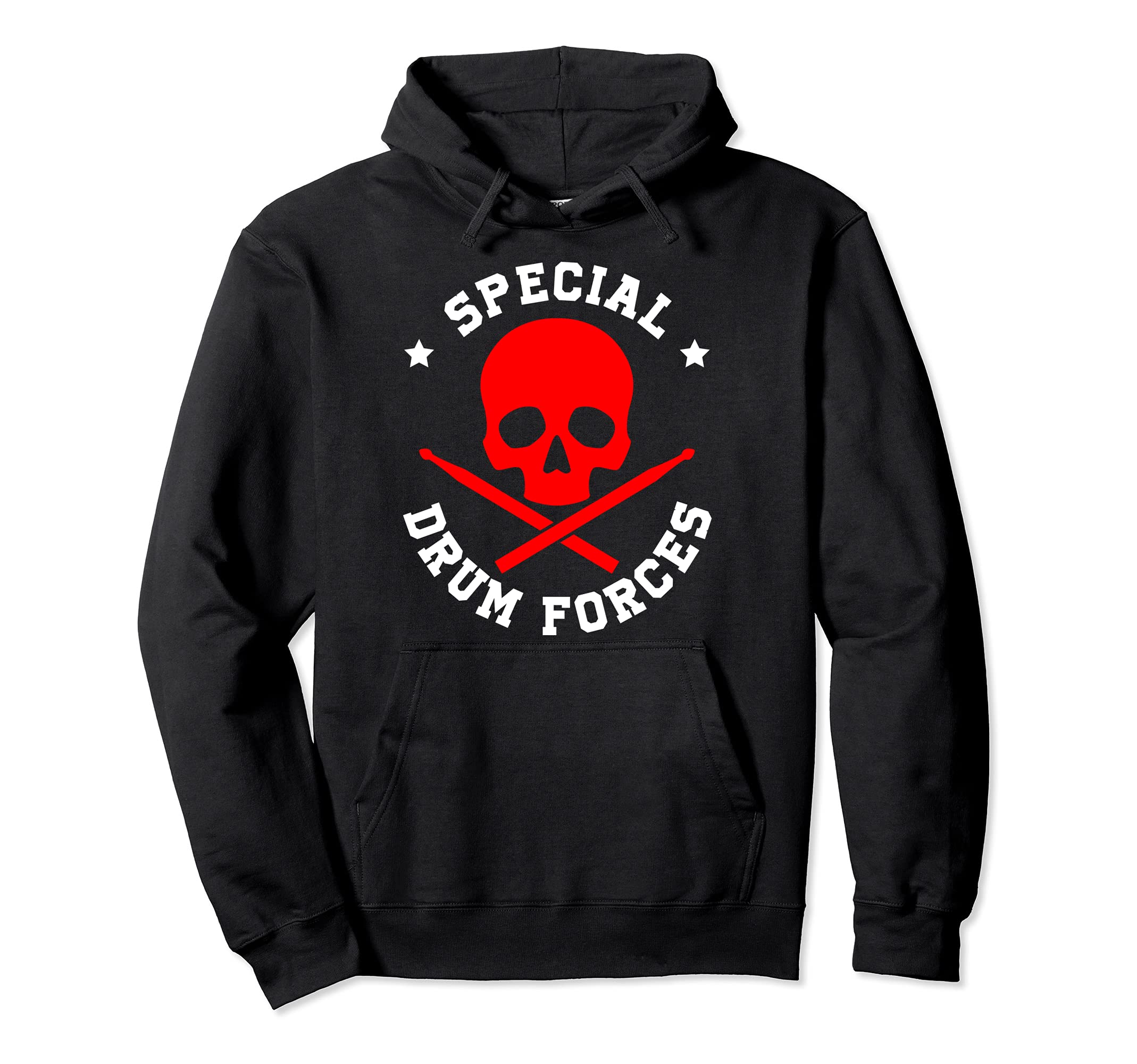 Special Drum Forces Musical Band Drums Drumming Drumsticks Pullover Hoodie