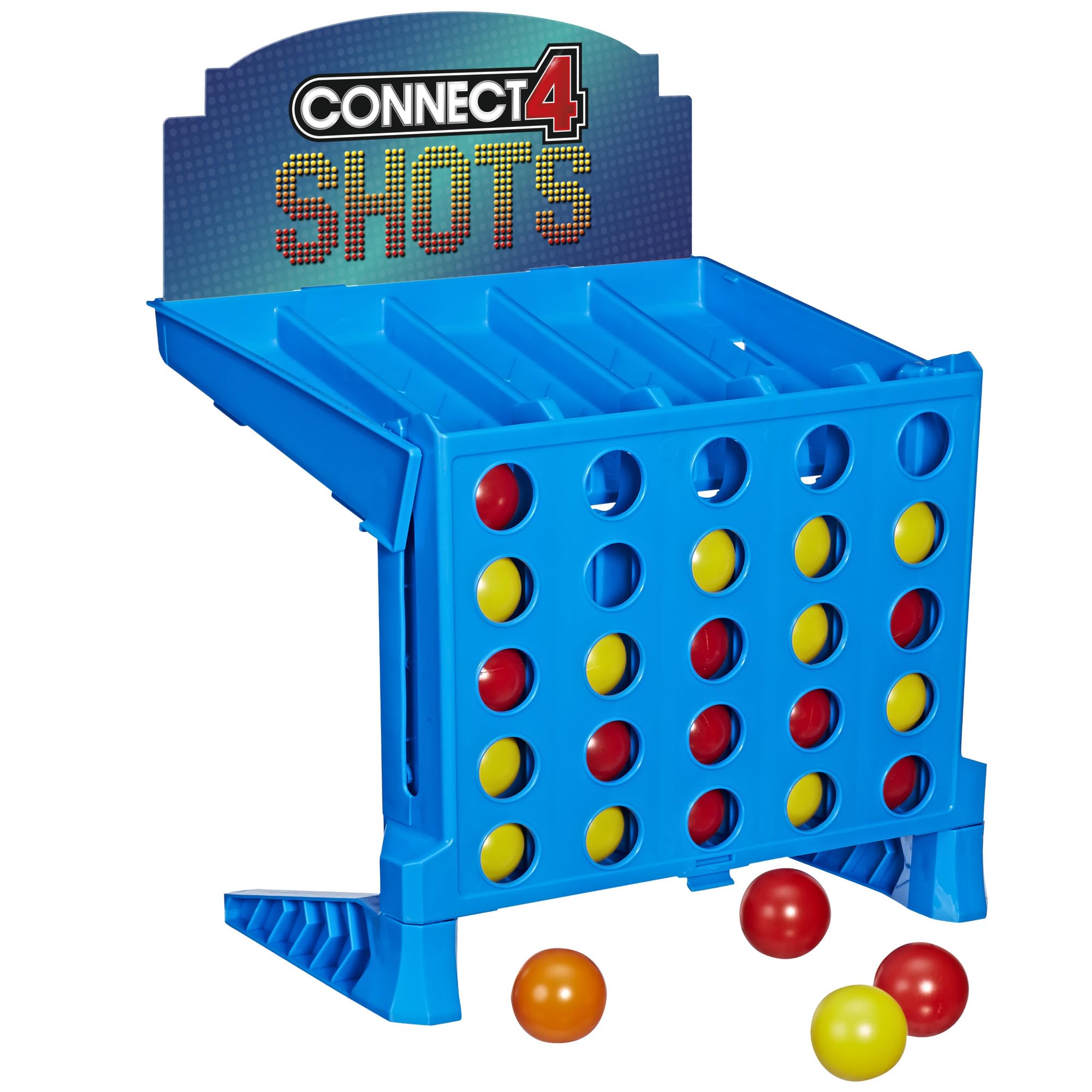 Hasbro Gaming Connect 4 Shots Gioco Da Tavolo 2 Giocatori, Sfida A Colpi Di Rimbalzo Per Bambini Da 8 Anni