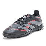adidas Unisex League Turf Soccer, Black/Grey/Lucid