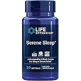 Life Extension Serene Sleep – Ashwagandha, Black Cumin – Sleep Supplement, Calm, Relaxation, Sleep Support Without Melatonin – Once-Daily, Gluten-Free, Non-GMO – 30 Softgels