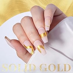 PrettyDiva Nail Powder Gold Chrome Nail Powder