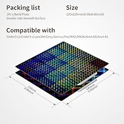 Upgraded Spring Steel Build Plate PEP+PES