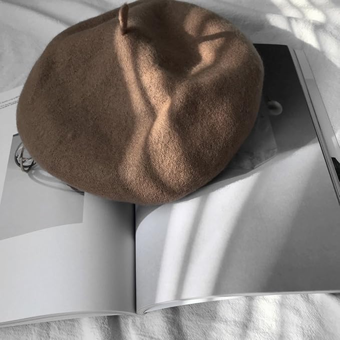 Amazon Aizhe ベレー帽 レディース帽子 秋冬 シンプル 女子 男女兼用 無地 5色展開 ベージュ ベレー帽 通販