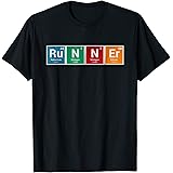 Funny Running Shirt T Shirt Gift CollectionRunners Periodic Table Runner Men & Women Gifts T-ShirtOEKO-TEX STANDARD 100