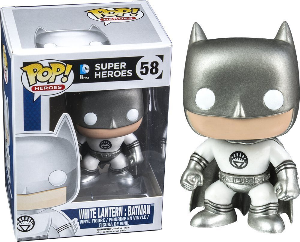 Funko 4593 - DC Comics Batman White Lantern Version Vinyl Figure