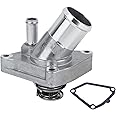Upgrade Aluminium Engine Coolant Thermostat Housing Assembly(1PCS). Replaces Part # 2120031U1B,13050ZA000.Fit For Nissan Pathfinder 2001-2012,for Nissan Frontier 2005-2016,for Nissan Xterra 2005-2015.