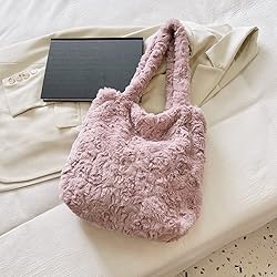 Plush Underarm Bag Ladies Fluffy Shoulder Bag Women