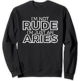 Aries Zodiac Sign Astrology Constellation Horoscope Sweatshirt
