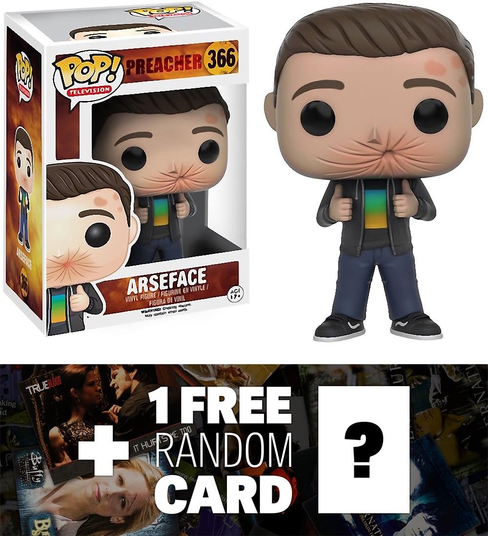 Preacher Arseface: Funko POP! x Vinyl Figure + 1 Free American TV Themed Trading Card Bundle (111515)