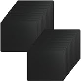 Crtiin 50 Pack Mouse Pad Bulk Computer Mouse Pad Gaming Mousepad for Computers Laptop Christmas Office Appreciation Gifts with Non Slip Rubber Base(7.09 x 8.66 Inch,Black)