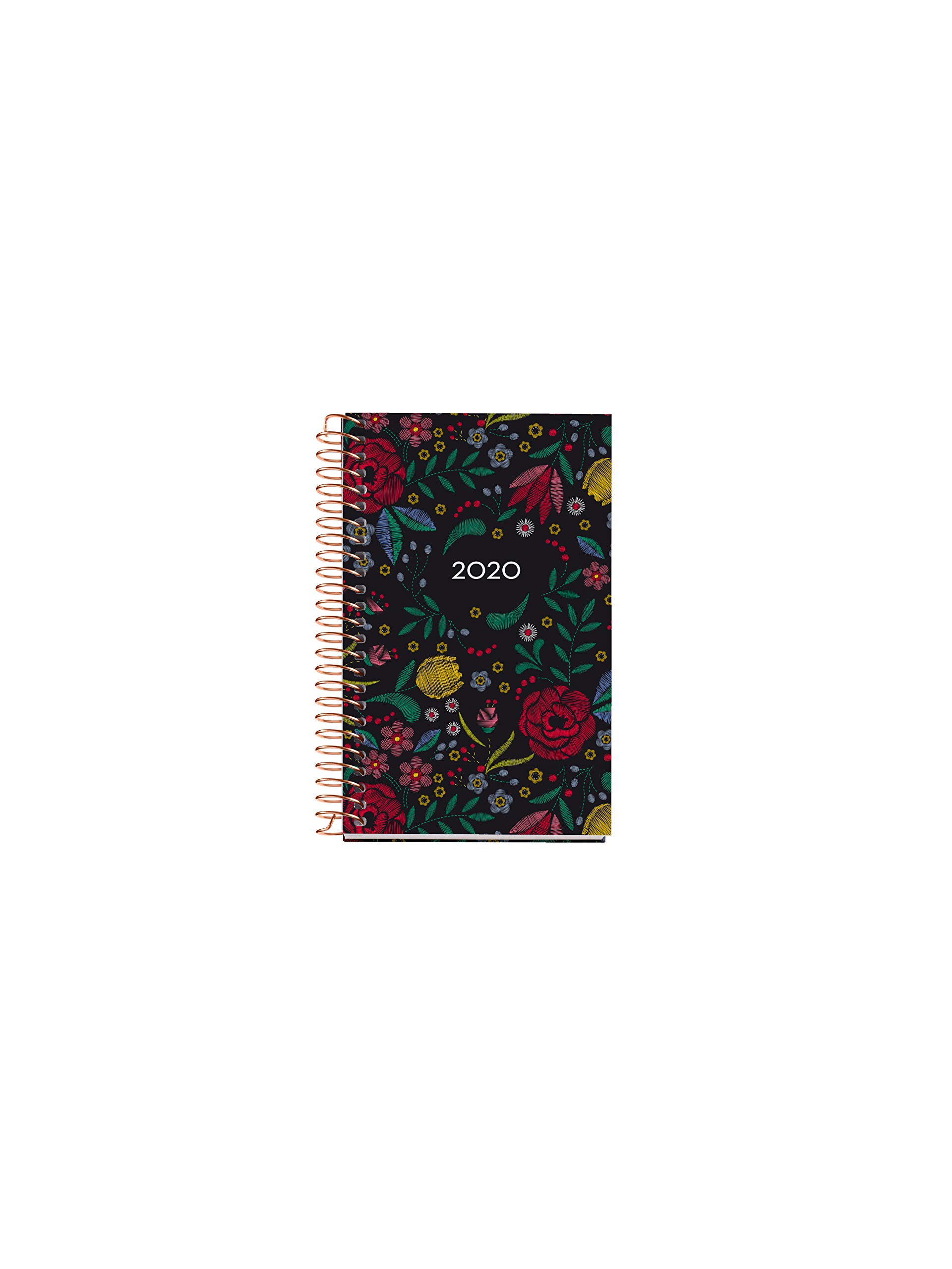 Miquelrius 39075 – 2020 Diary, Day Page (80 x 125 mm), Pocket, Manila, Spanish