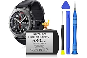 OHZHAO Battery for Samsung Gear S3 Frontier Battery 580mAh(SM-R760) 2025 Upgrade High Capacity, Replacement Battery for SM-R770, BR760, R765 with Professional Repair Tool Kit