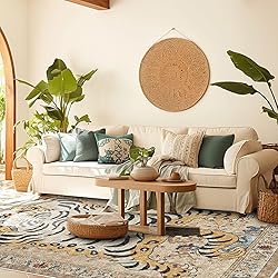 Pphcpx Tibetan Tiger Rug for Living Room 5x8 ft
