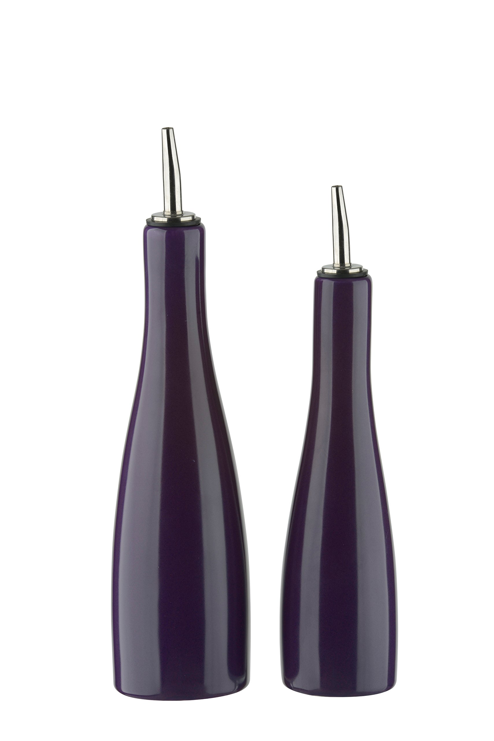 SCOOP! BIA Oil & Vinegar Set Purple, 550ml (18oz)