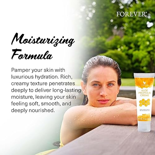 Forever Living - Aloe Propolis Creme - Skin Nourishment with Aloe Vera and  Bee Propolis - Moisturizing Cream with Vitamins A, E & C - 4 oz (2 Pack) in  Dubai - UAE | Whizz Face Moisturizers