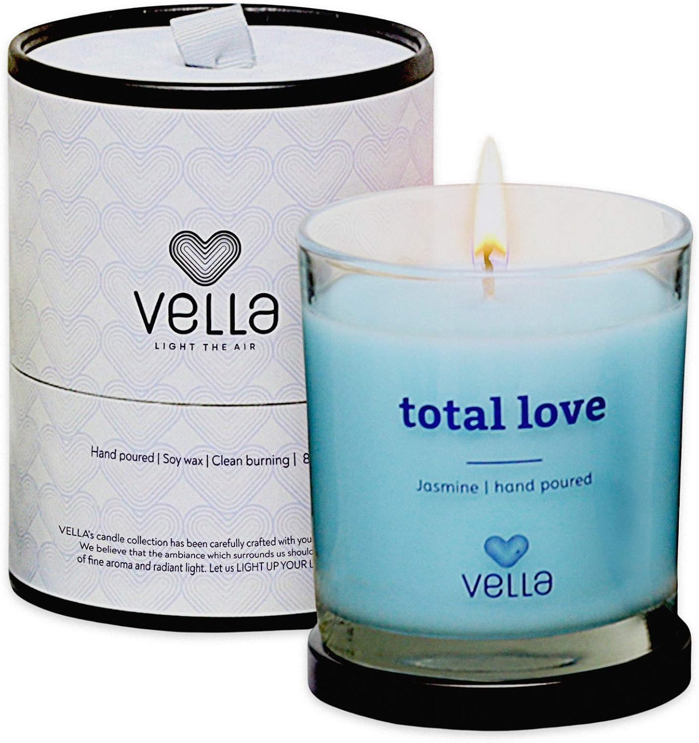 Vella Organic Jasmine Candle Scented Candles with Sayings Funny