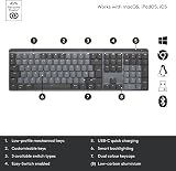 Logitech MX Mechanical Mini Wireless Keyboard QWERTY UK Grey view 7