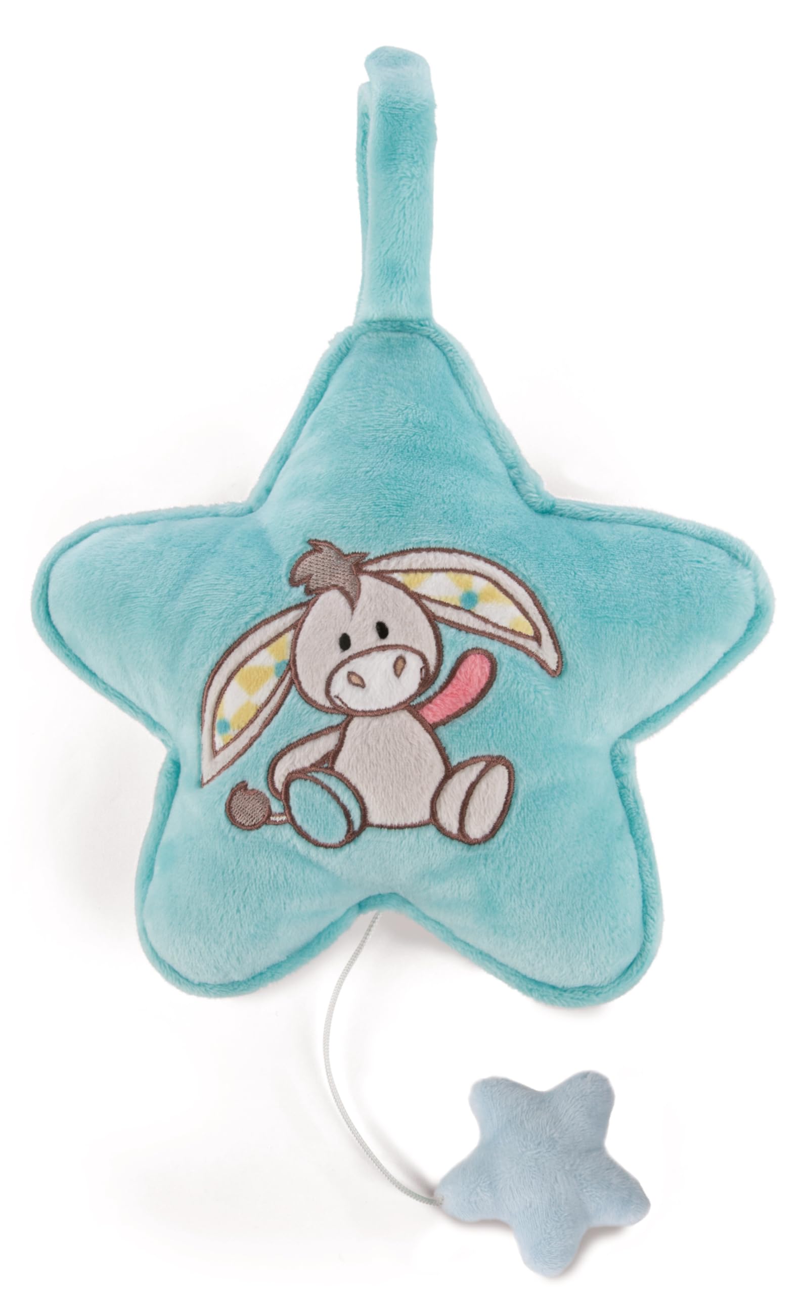 Music Box Star Donkey Muli, 20x20cm