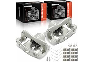 A-Premium Disc Brake Caliper Assembly with Bracket Compatible with Select Toyota and Lexus Models - Avalon 2008-2018, Camry 2007-2017, ES350 2007-2011, 2016-2018 - Front Driver and Passenger Side