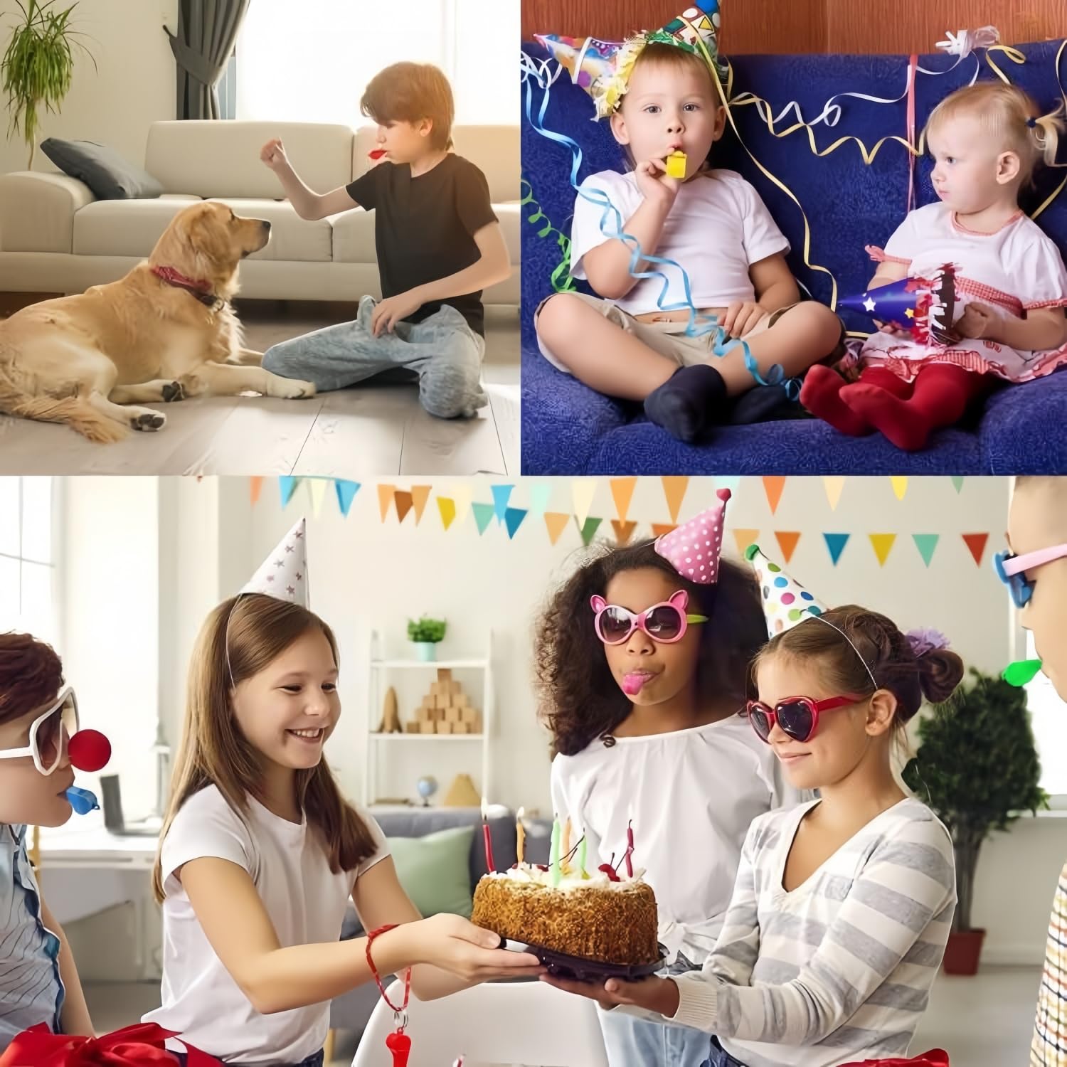 XIAQICA 72 Pezzi Fischietti in Plastica Fischietto da Allenamento Coach Sporting Fischietto Colorato per Bambini con Cordino Fischietti Compleanno Bambini per Sport Feste Addestramento Cani