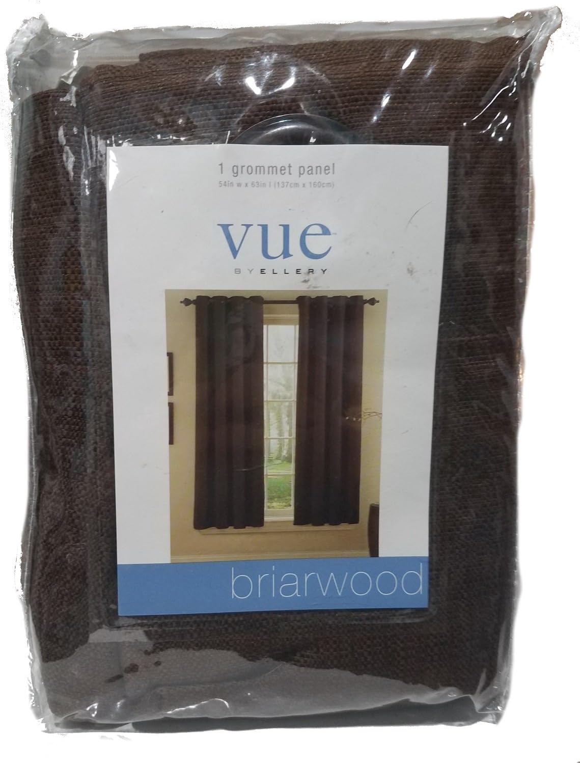 sun vue outdoor living furniture on Amazon Com Kohl S Vue By Ellery Briarwood Grommet Window Panel 54 X 63 Chocolate Home Kitchen
