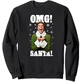 Elf OMG Santa Buddy the Elf Funny Christmas Sweatshirt