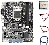 Hagsnec B75 ETH Mining Motherboard 8XPCIE USB Adapter CPU SATA RJ45 LGA1155 view 1