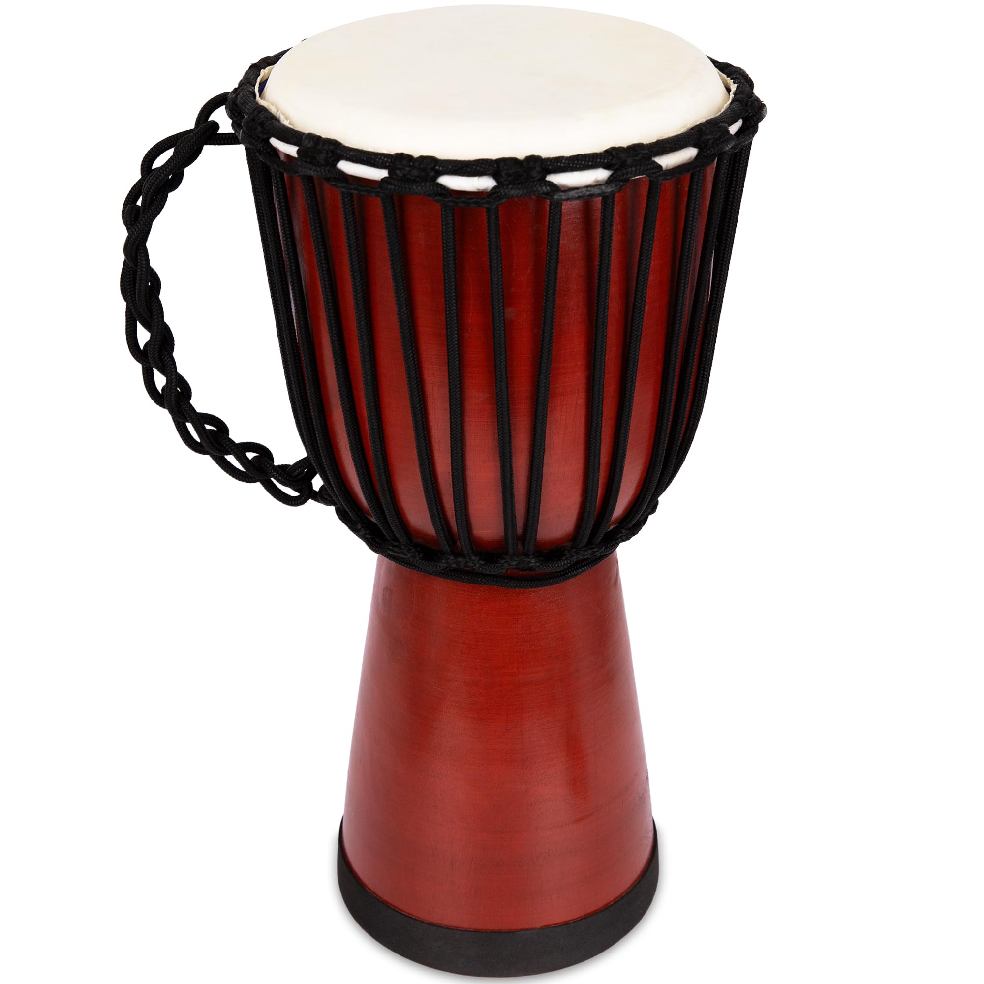 Photo 1 of ArtCreativity 16 Inch Wooden Djembe Drum Set with Sticks, Rustic Brown Wood African Drum Design, Fun Musical Instrument for Kids and Adults, Great Gift Idea