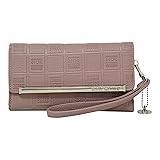 Steve Madden Women's Logobar Trifold Wristlet