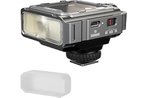 VILTROX Spark Z3 TTL Mini Flash for Sony, 6500K Small Flashlight High-Power GN16 Flash with Ultra-Fast 0.1–1s Recycle Time, T