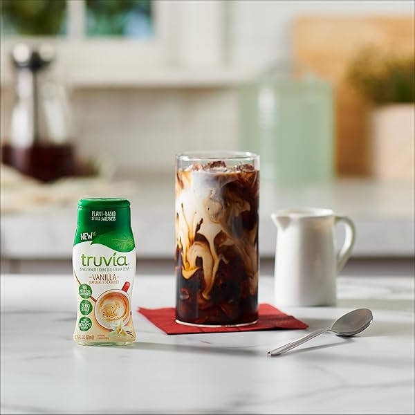 TRUVIA ZERO-CALORIE LIQUID SWEETENER FROM THE STEVIA LEAF, VANILLA FLAVOR, 2.7 FL OZ BOTTLE