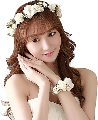 トップ100 花 かん むり ヘア 最高の花の画像