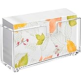 Acrylic Guest-Towel-Holder, Napkin Holder for Bathroom, Waterproof Bathroom Guest Towel Holder Napkin Holder for Kitchen (Vertical, Raised Feet)